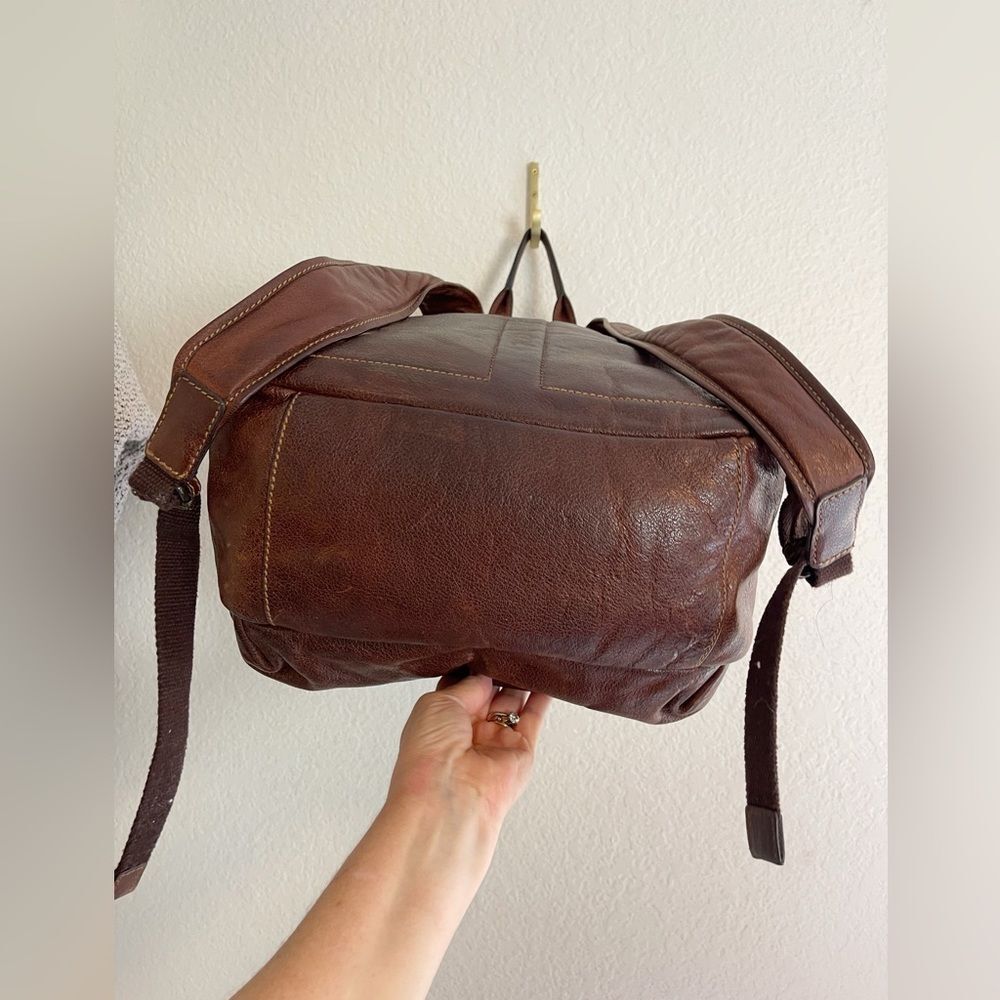 Frye Dylan Rustic Leather Extra Large Backpack In… - image 8